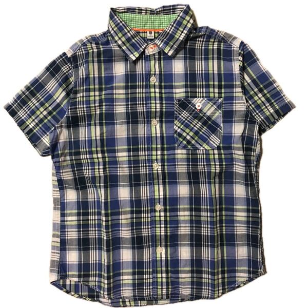UNIQLO ユニクロ 半袖 シャツ チェック柄 140cm