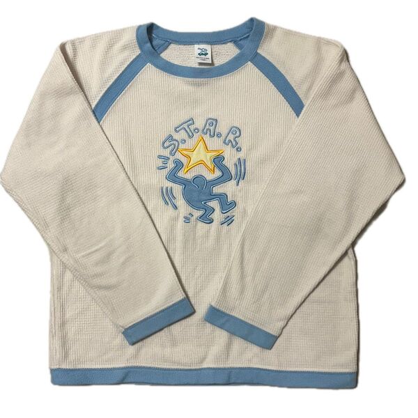 UNIQLO ユニクロ Keith Haring キース・ヘリング フリース トレーナー トップス ホワイト 140cm