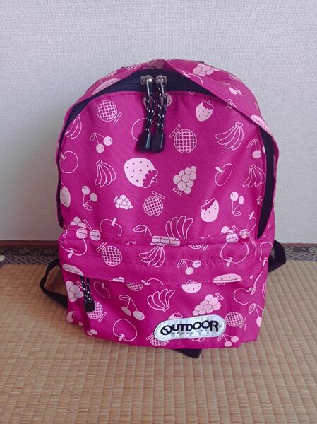 女の子 キッズ 13L リュックサック OUTDOOR PRODUC フルーツ柄