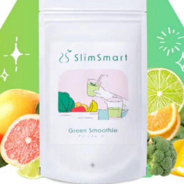 「置き換えダイエット グリーンスムージー Slim Smart」150g ビタミンD 亜鉛