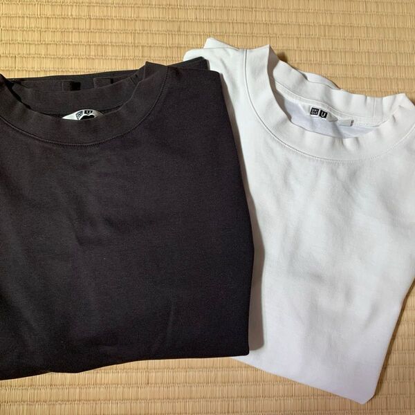 ユニクロ Tシャツ UNIQLO エアリズムコットンオーバーサイズTシャツ 半袖 UT カットソー 二枚セット