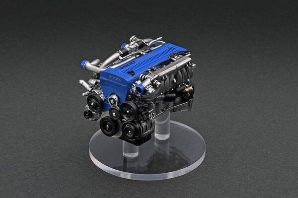 イグニッションモデル 1/18 エンジン模型 IG3319 1JZ Engine Blue オートアート 京商 EXOTO CMC