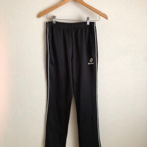 メンズ トレーニングパンツ lotto ジャージ サイズ M ブラック パンツ 細身