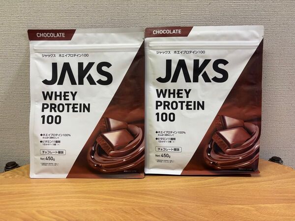 JAKS ホエイプロテイン100 チョコレート風味 450g