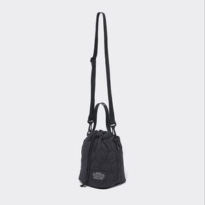 GU キルティングサコッシュ UNDERCOVER ブラック ショルダーバッグ 斜め掛け