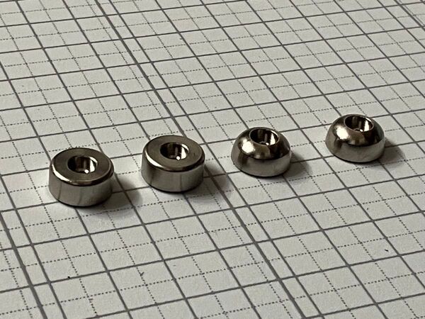 ミニ四駆 AR マスダンパー メッキ シルバー 加工品
