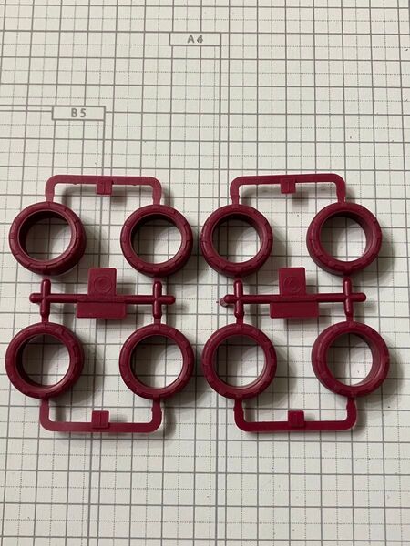 ミニ四駆 ローフリクション 小径ナロー タイヤ 24mm 2台分