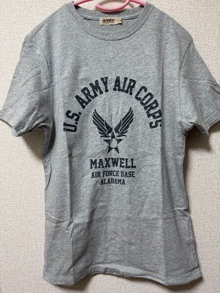AVIREX グレー Tシャツ Mサイズ U.S. ARMY AIR CORPS