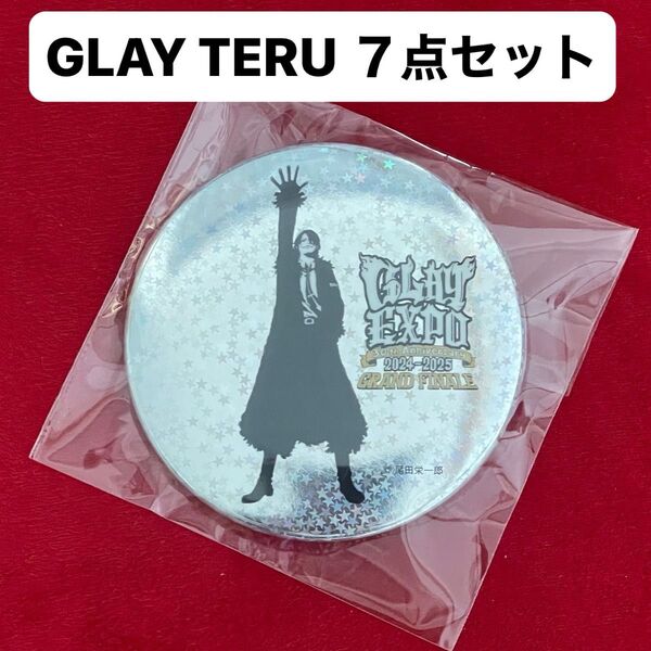GLAY TERU ホログラム缶バッジ ファイルなど
