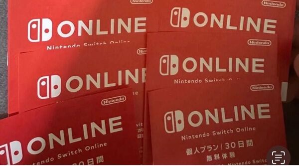 Nintendo Switch Online 個人プラン 30日間 6枚セット
