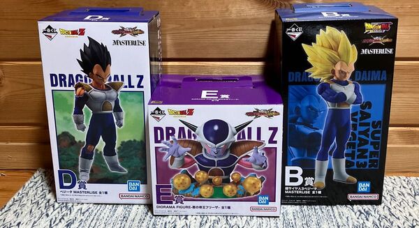 一番くじ ドラゴンボールVSオムニバスCROSS B賞超サイヤ人3ベジータ D賞ベジータ E賞悪の帝王フリーザ おまけ付き!