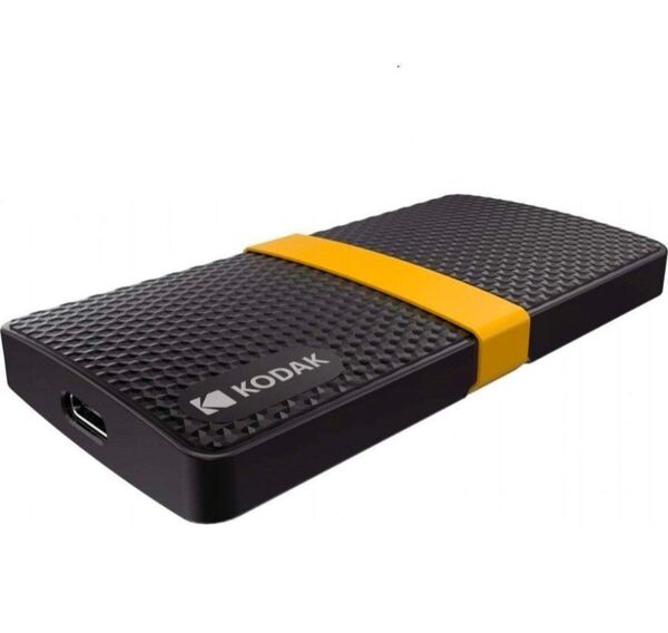 KODAK ポータブルSSD X200ドライブ - 512GB、USB-C 3.1 Gen 2。