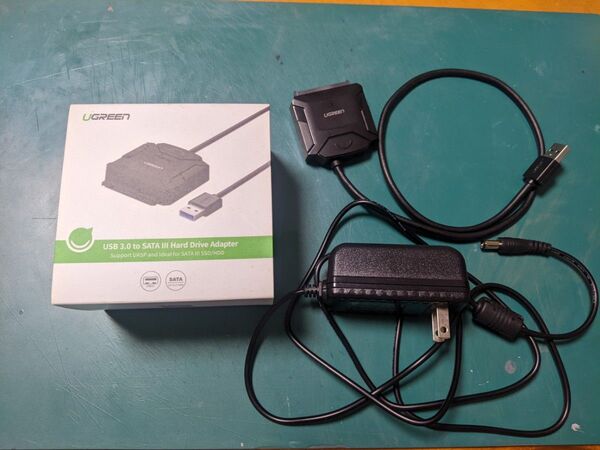 【UGREEN】USB3.0 to SATA III Hard Drive Adapter