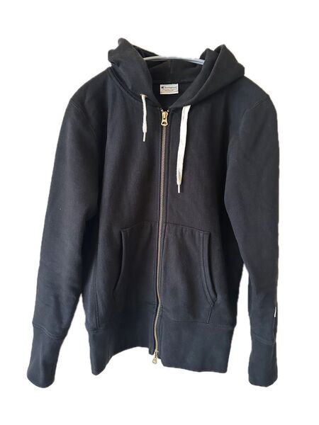 Champion チャンピオン ジップアップパーカー パーカー ブラック