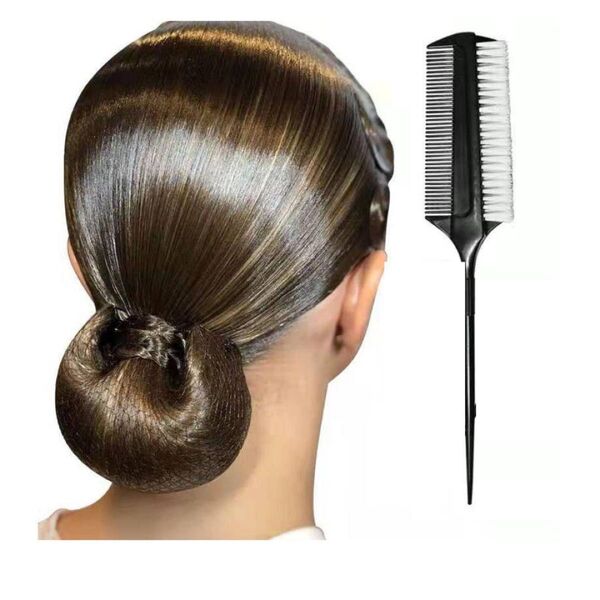 スタイリングコーム 黒 新品 社交ダンス 競技 ラテン バレエ ヘアセット