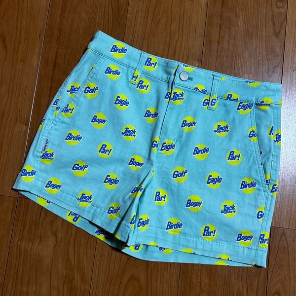 ジャックバニー ショートパンツ レディース ゴルフウェア サイズ1 M 総柄