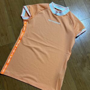 new balance ニューバランスゴルフ レディースモックネックシャツ オレンジ レディース サイズ1