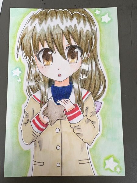伊吹風子 手描きイラスト 同人手描きイラスト