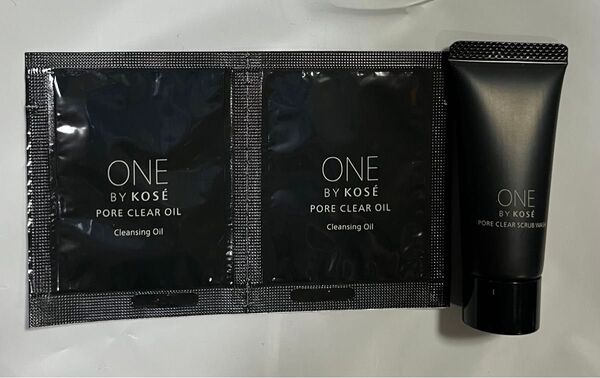 【ワンバイコーセー】ONE BY KOSE ポアクリア スクラブウォッシュ+ポアクリア オイル トライアルセット