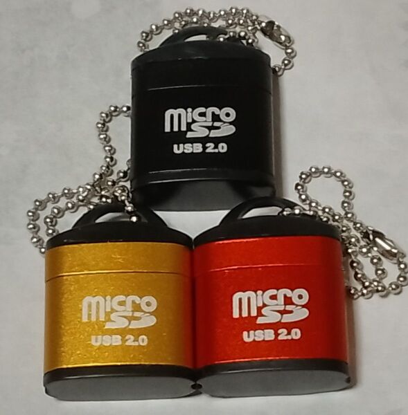 Micro SD カードリーダー ライター USB−A 3個【5】
