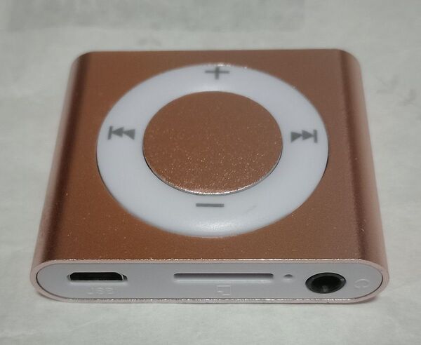 MP3 プレーヤー スピーカー内蔵 イヤホン・充電コード付 小型【1】