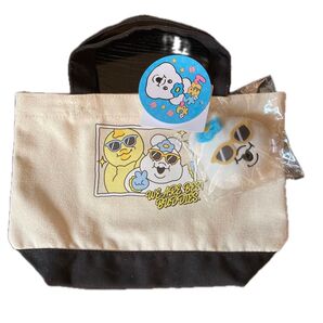 ミニトートバッグ チャーム付き(んぽちゃむ)トートバッグ タグ付き 新品未使用