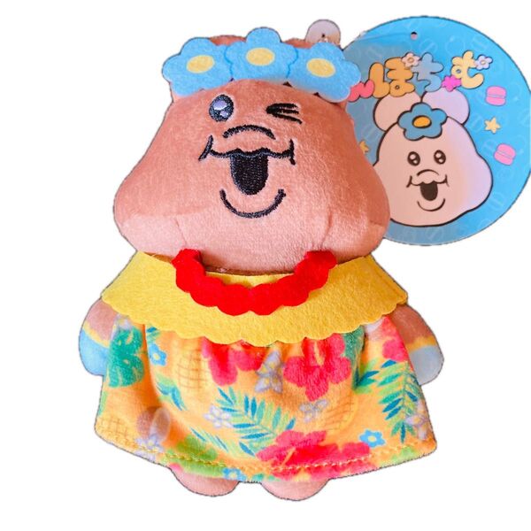 んぽちゃむ ハワイアン マスコットチャーム ぬいぐるみ 1種 しまむら 新品 アロハ 日焼け