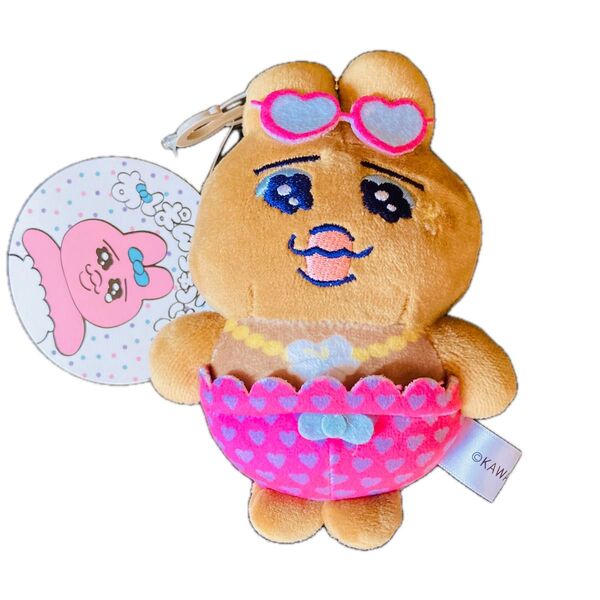 新品未使用 おぱんちゅううさぎ ぬいぐるみチャーム(おぱんちゅうさぎ)日焼けギャル タグ付き 1点 しまむら