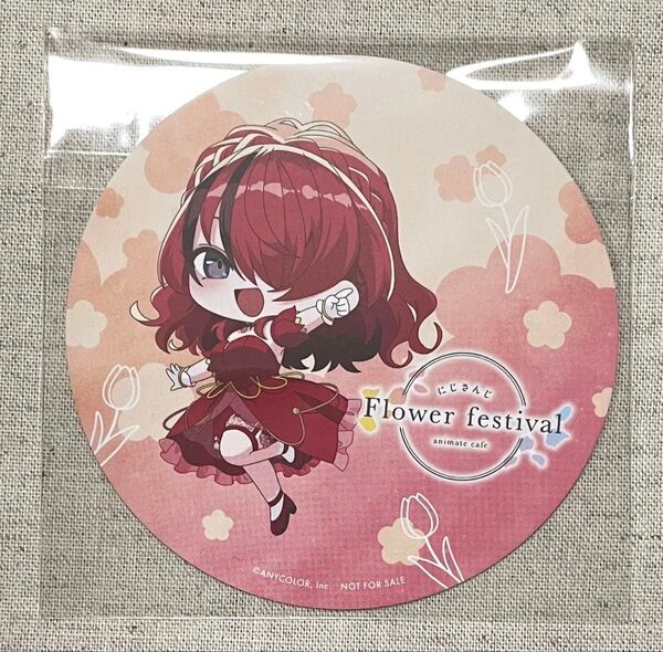 にじさんじ アニメイトカフェ レイン・パターソン Flower festival コースター