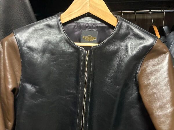 試着のみ size L FINECREEK & CO. バド ライダース レザー 本革