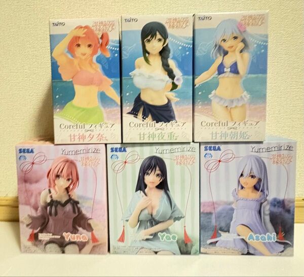 甘神さんちの縁結び 甘神朝姫 甘神夕奈 甘神夜重 6点セット フィギュア