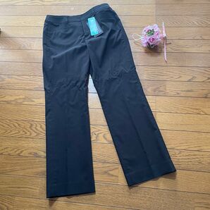 ★新品★ブラック スラックス パンツ サイズ64 ポケット付 ストレッチ素材