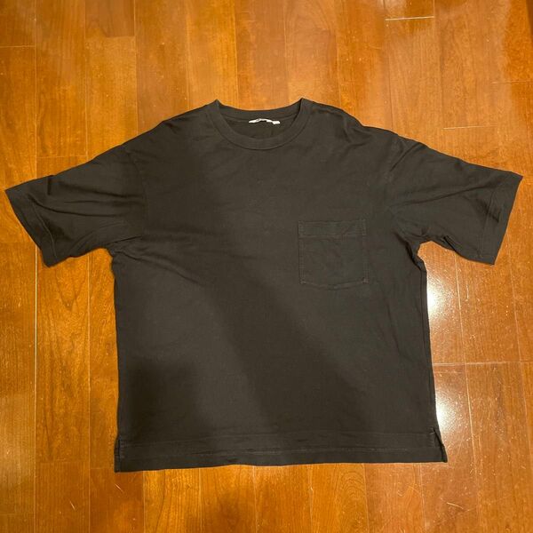 Tシャツ 半袖Tシャツ クルーネック ブラック
