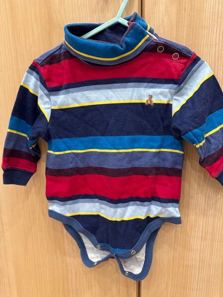 GAP ボーダー柄ロンパース 6-12month 2着