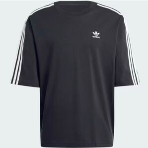 完売品 adidasアディカラー オーバーサイズTシャツ希少サイズ2XL 未使用 半袖Tシャツ アディダス ブラック