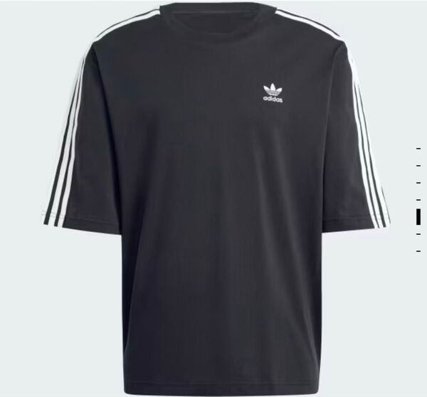 完売品 adidasアディカラー オーバーサイズTシャツ希少サイズ2XL 未使用 半袖Tシャツ アディダス ブラック