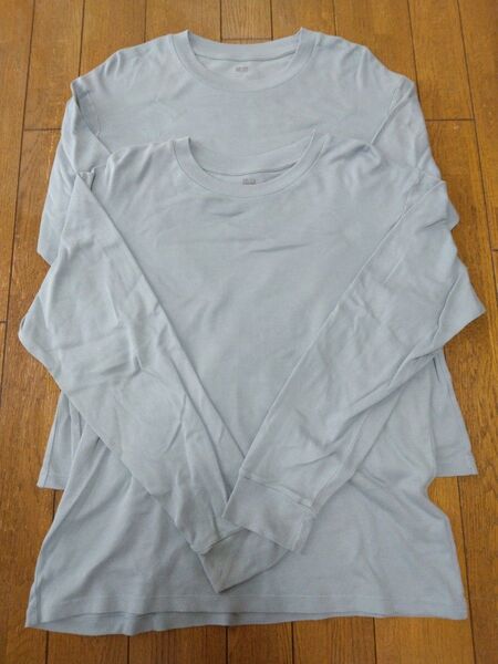 ユニクロ ソフトタッチクルーネックTシャツ Lサイズ 2着セット