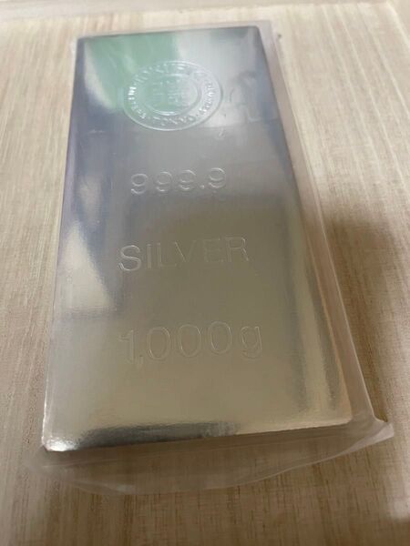 徳力本店 純銀インゴット1000g シルバー