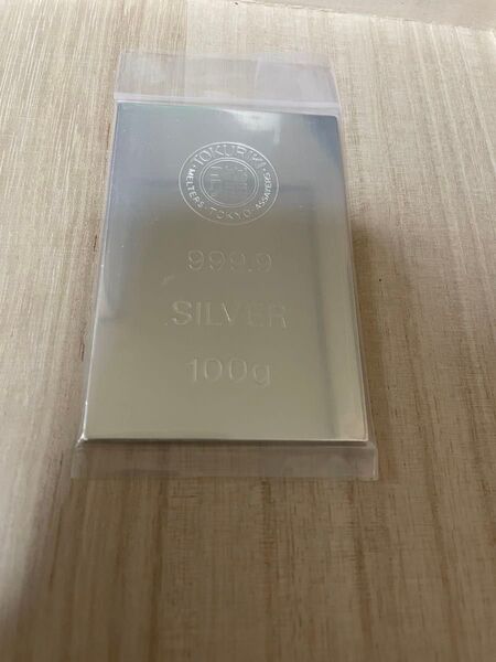 徳力本店 純銀インゴット 100g シルバー 銀 地金