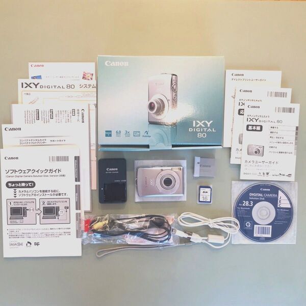 Canon IXY DIGITAL 80 コンパクトデジタルカメラ 動作確認済み