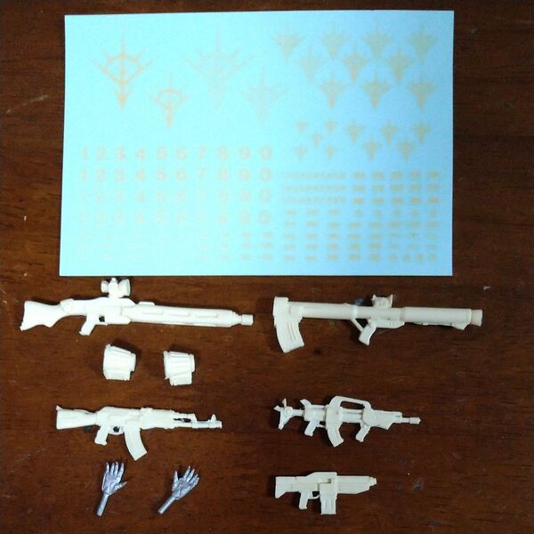 御意見無用ファクトリー武器セット&プロペラントタンク 近藤版 1/220