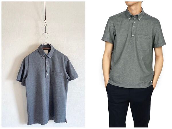 美品 Paul Smith ポールスミス BUTTON-DOWN POLO SHIRT ボタンダウン ポロシャツ M