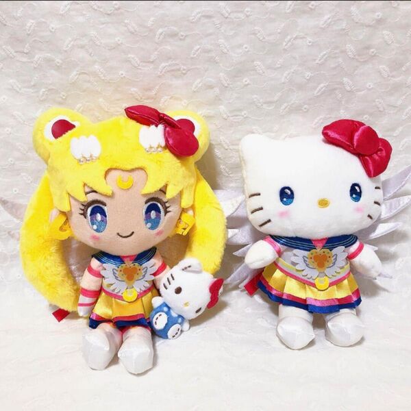 美少女戦士セーラームーンCosmosエターナル×ハローキティマスコットホルダー ぬいぐるみ