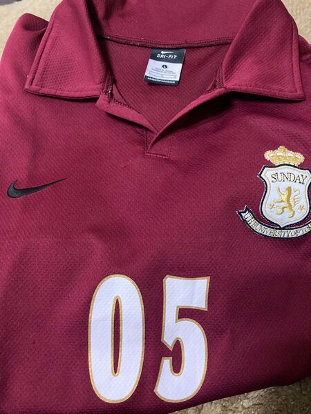 Nike サッカーユニフォーム Sunday league 背番号05 半袖 Lサイズ 値下げ