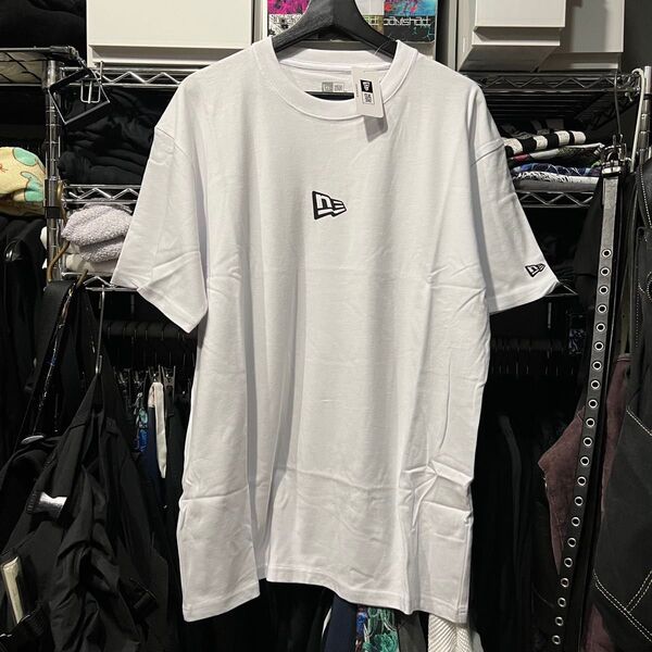 NEW ERA ニューエラ フラッグロゴ 半袖 Tシャツ ホワイト XL 13534570 カットソー ワンポイント 白 メンズ