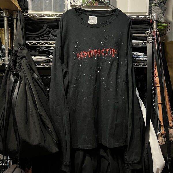 SOMEIT RE Vintage LS Tee "BLACK ブラック XL サミット 長袖 Tシャツ ロンT バックプリント