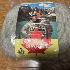 CanadianSIWASH wool毛糸②ライトグレー