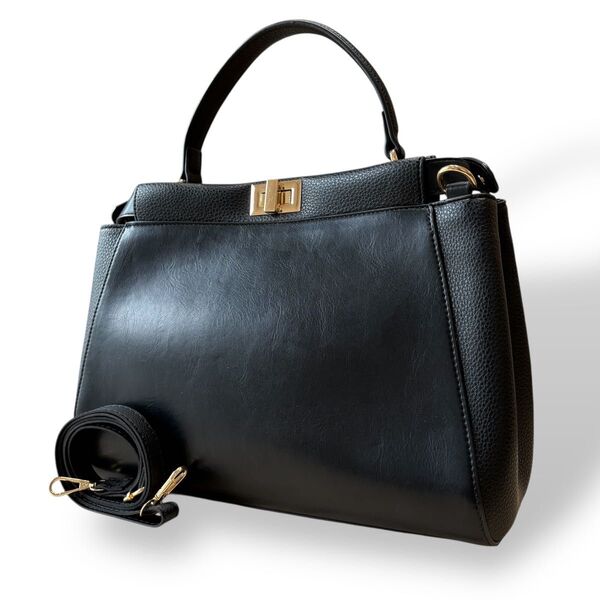 美品 Grande Grace ハンドバッグ 2WAY ワンハンドル ショルダー