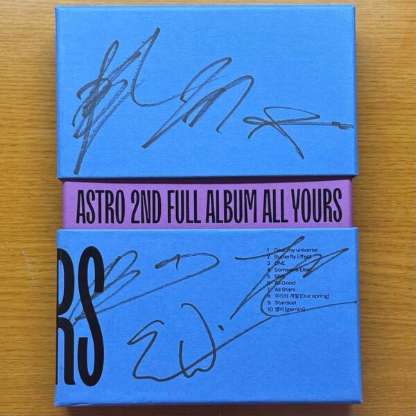ASTRO 2ND FULL ALBUM ALL YOURS 直筆サイン入り