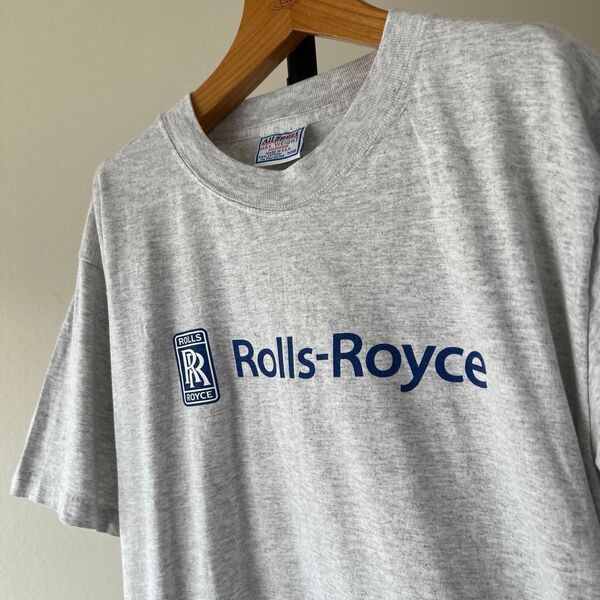 90s USA製 Rolls Royce ビンテージTシャツ メンズ 半袖 Mサイズ【シングルステッチ】